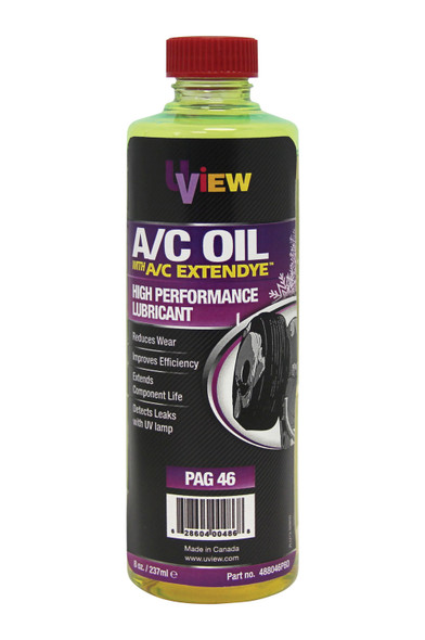 PAG 46 Oil - 8 oz. Bottle with A/C ExtenDye 488046PBD