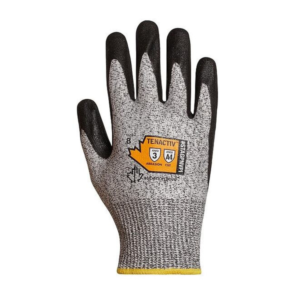 Knit Gloves, Cut Level A5 ,Dipped ,Microporous Nitrile ,Foam ,2XL 1 PR
