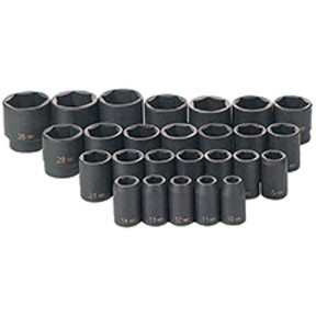 26 Pc. 1/2" Drive 6 Point Metric Standard Master Socket Set 1326M