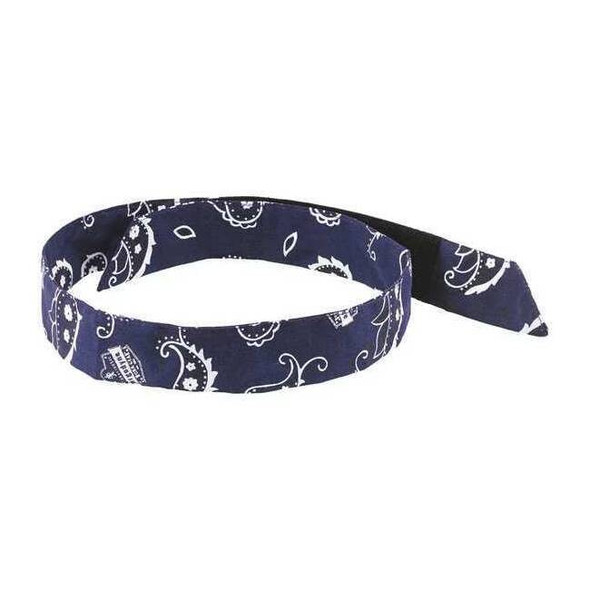 Ergodyne Evaporative Cooling Bandana,Navy 6705