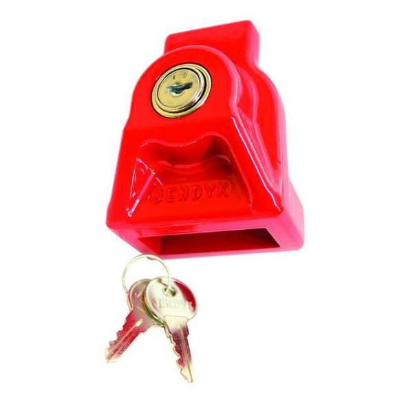 Jendyk Gladhand Lock,Not Keyed Alike,Aluminum GHAL-KD