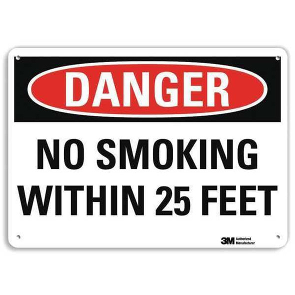 Danger Sign, 7" H, 10" W,  Vertical Rectangle, English, U3-1862-NA_10x7