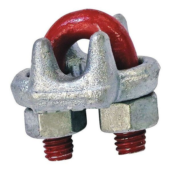 Crosby Wire Rope U-Bolt Clip,1/4 in Rope dia. 1010051
