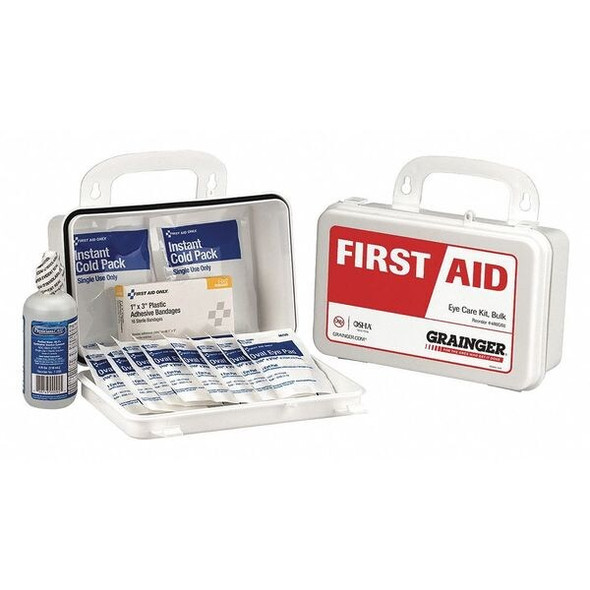 First Aid Kit and Housing, Plastic 27 Components, 1 People Served