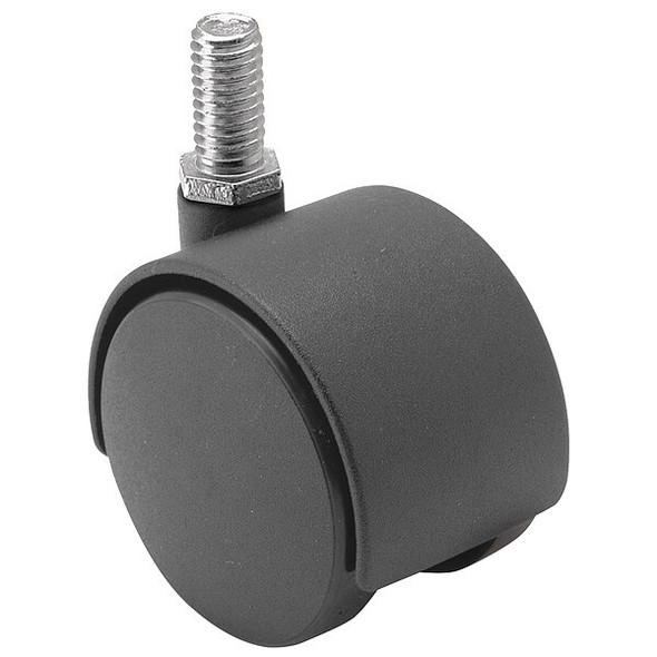 50mm Non-Marking Nylon Swivel Caster, No Brake, Loads Up To 75 lb