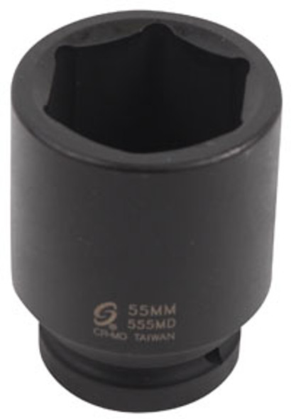 1" Dr Deep Impact Socket, 55mm 555MD