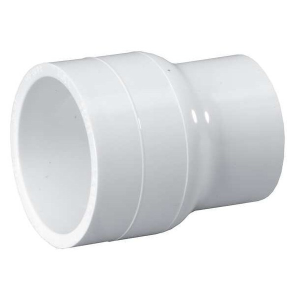PVC Reducing Coupling, Socket x Socket, 1 1/2 in x 1 1/4 in Pipe Size