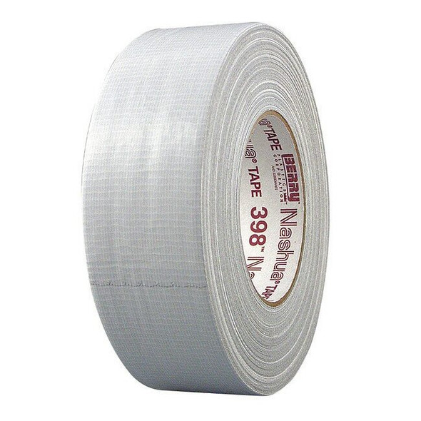 Nashua Duct Tape, White, 60 yd L, 1-7/8 in W 398N