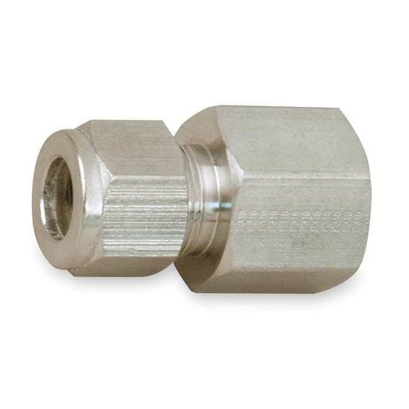 Parker Strt, Steel, Comp. 1/4 in, FNPT 1/2 in 4FSC4N-S