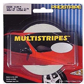 3/16" x 150' Premium Dual Color Multistripes Silver Met/Charcoal Metallic R41114