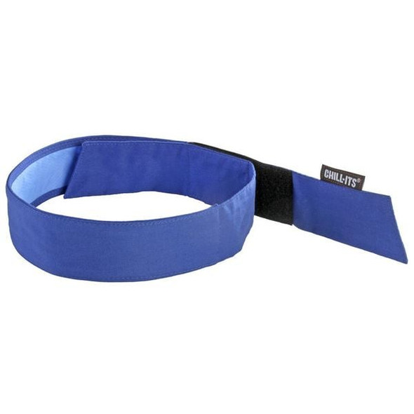 Ergodyne Cooling Bandana,Blue,One Size 6705CT