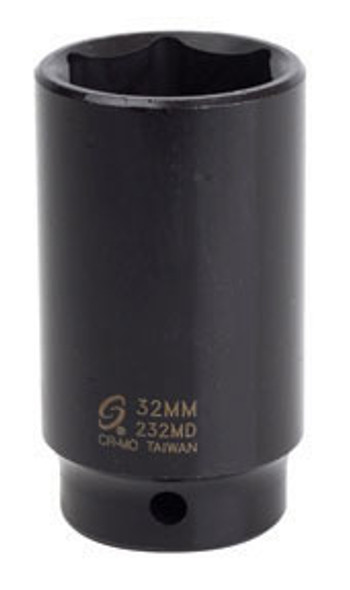 1/2" Drive, Deep Impact Socket, 32mm 232MD 1/2" Drive, Deep Impact Socket, 32mm 232MD