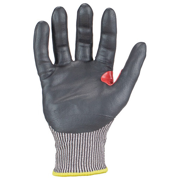 Cut-Resistant Coated Gloves, Cut Level A6 ,Dipped ,Foam Nitrile ,Sandy ,L 1 PR