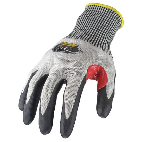 Cut-Resistant Coated Gloves, Cut Level A6 ,Dipped ,Foam Nitrile ,Sandy ,L 1 PR  SKC6FN-04-L