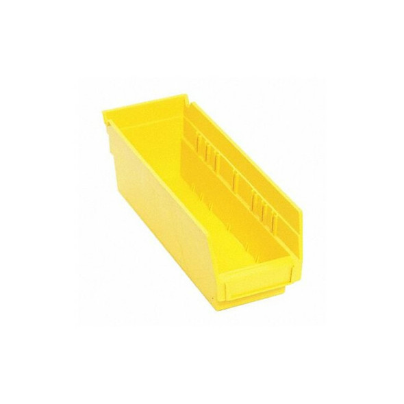 Quantum Storage Systems ShelfBin,11.625inL,4.125inW,Plastic QSB101YL