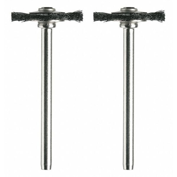 Dremel Nylon Bristle Brush,3/4in. dia.,PK2 403-02