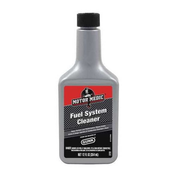 Motor Medic Fuel System Cleaner,12 fl oz Sz,Red M2616
