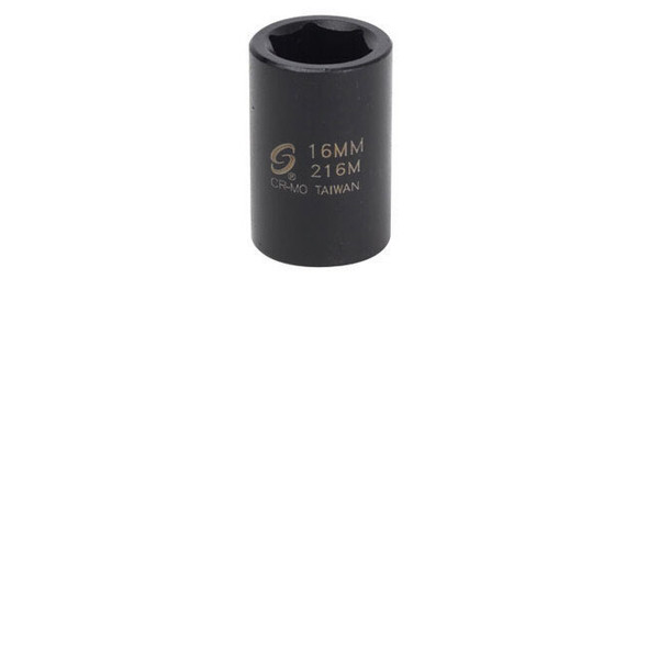 1/2" Drive, Impact Socket, 16mm 216M