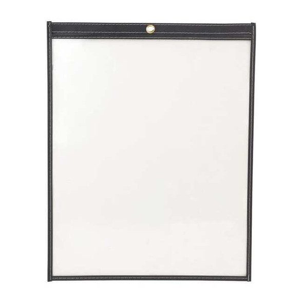 Baw Plastics JOB TICKET HOLDER 12X15 SEWN HDR 12X15 BLK