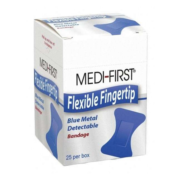Manufacturer Varies Fingertip Bandages,3" L x 1-3/4" W,PK25 66073