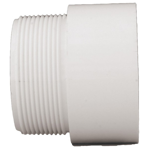 Manufacturer Varies PVC Male Adapter, Hub x MNPT, 2 in Pipe Size 1WKG6