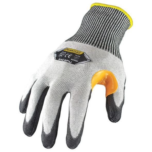 Knit Gloves, Cut Level A4 ,Dipped ,Polyurethane ,Smooth ,M 1 PR  SKC4PU-03-M