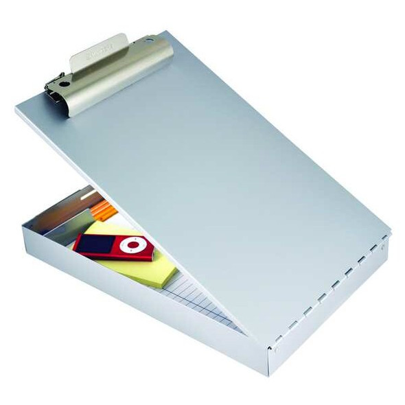 RediRite 8-1/2" x 11" Redi-Rite Aluminum Storage Clipboard 1-1/2", Silver