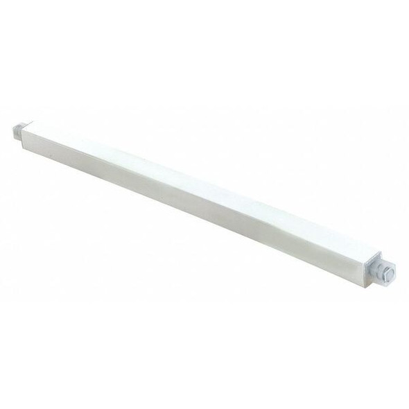 Towel Bar, 3/4 in H, 36 in W, 3/4 in D, Plastic, Unfinished