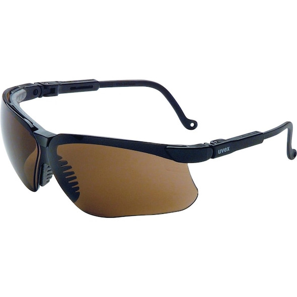 Uvex Livewire, Safety Glasses, Anti-Fog & Anti-Scratch, Clear Lens, Black Frame, Full-Frame S2600HS