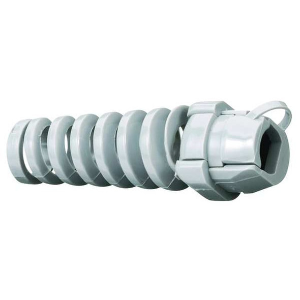 Hubbell Wiring Device-Kellems Cord Connector,3/4 in.,Gray HS1004GPK25