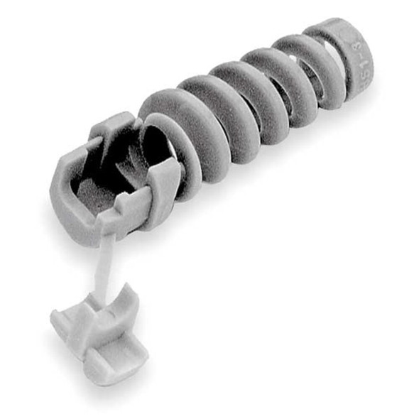 Hubbell Wiring Device-Kellems Cord Connector,3-4 in.,Gray HS1004GPK25