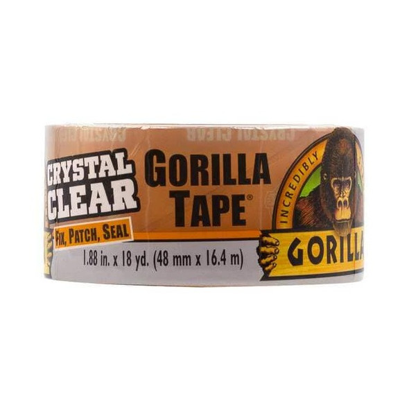 Gorilla Glue Repair Tape, Transparent, 18 yd L, 2 in W 6060002
