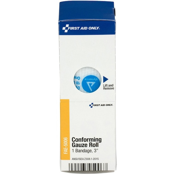 First Aid Only Gauze Roll Bandage,White,4 1/8yd L,3"W FAE-5006 First Aid Only Gauze Roll Bandage,White,4 1/8yd L,3"W FAE-5006