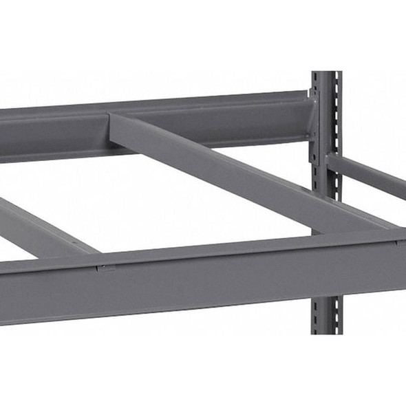 Tennsco Shelf, 36 in D, 96 in W, Industrial Gray BPB-96-36