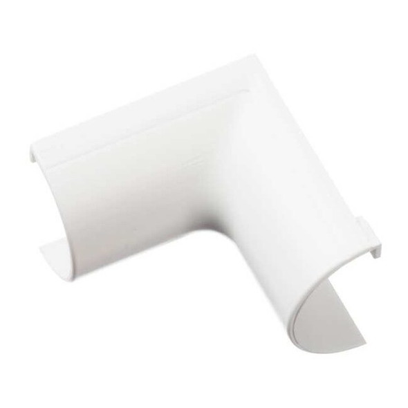 D-Line 90 Degree Internal Elbow, 1 1/4 in L, PVC, White FLIB2010W