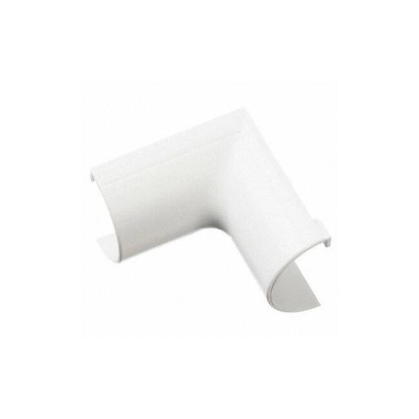 D-Line 90 Degree Internal Elbow, 1 1/4 in L, PVC, White FLIB2010W