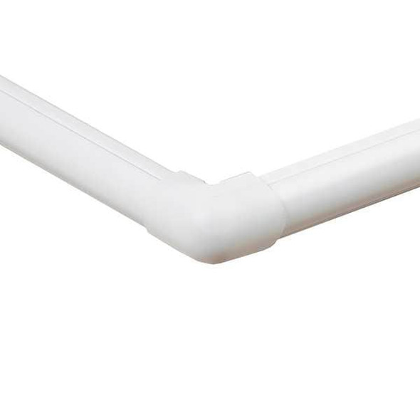 D-Line 90 Degree Internal Elbow, 1 1/4 in L, PVC, White FLIB2010W