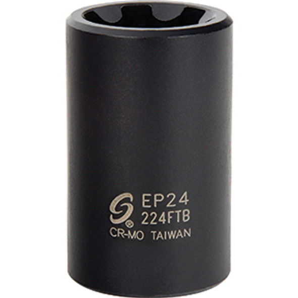 1/2" Drive EP24 Inverted Star Plus Impact Socket 224FTB 1/2" Drive EP24 Inverted Star Plus Impact Socket 224FTB