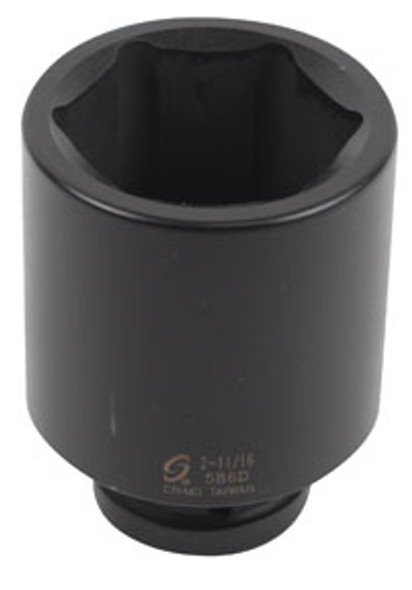 1" Dr Deep Impact Socket, 2-11/16" 586D