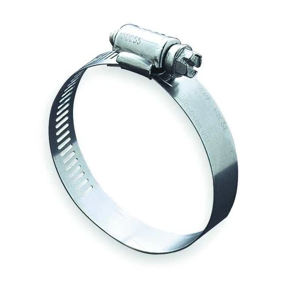 Manufacturer Varies Worm Gear Hose Clamp,1/2"W,2"ID,PK10 670040056