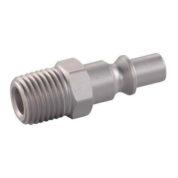 Speedaire Coupler Plug,(M)NPT,1/4,Aluminum 30E656