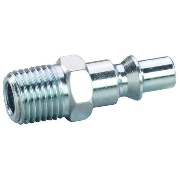 Speedaire Coupler Plug,(M)NPT,1/4,Steel 30E718