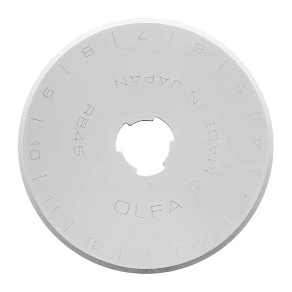 Olfa Rotary Straight Blade,45mm W, PK5 RB45-5