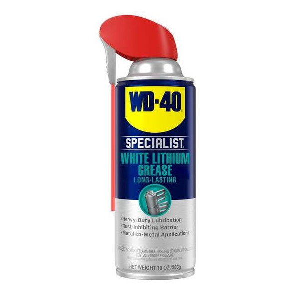 Wd-40 Multipurpose Grease, 10 oz, Aerosol Spray Can, White 300615