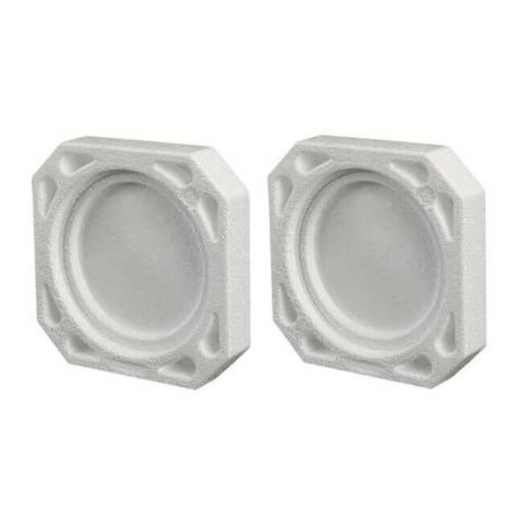 Foam Insert, 8 1/2 in Length, 8 1/2 in Width, 1 in Height, White