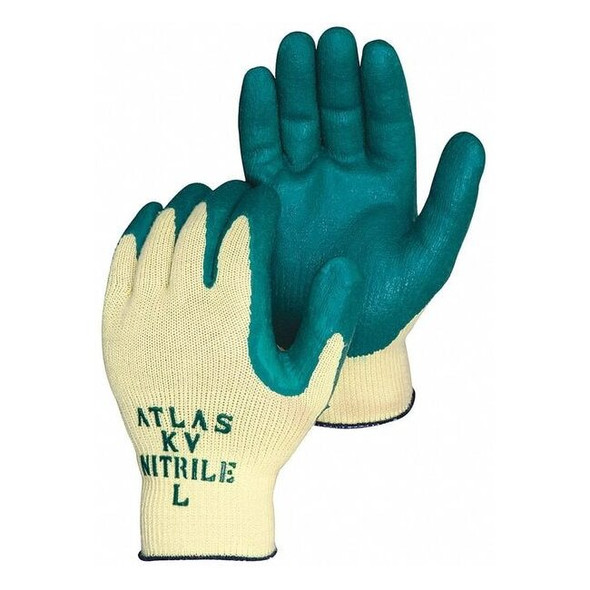 Cut Resistant Gloves, Cut Level A3 ,Dipped ,Nitrile ,Smooth ,M 1 PR
