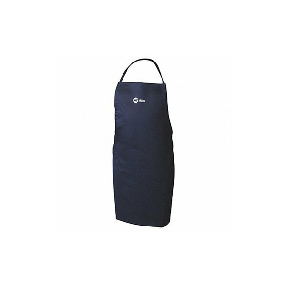 Welding Apron, Cotton, 9 oz, 35 in Length, Black, Universal