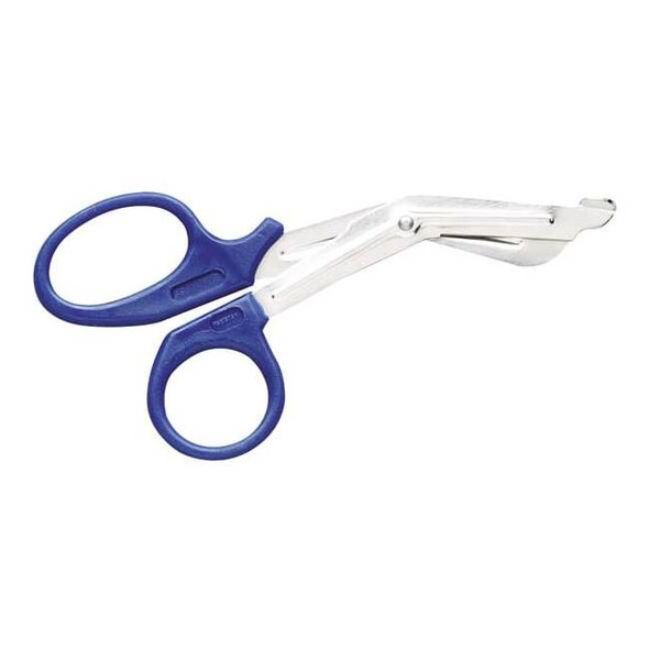Mabis Medical Shears, Stainless Steel, 7-1/2" L, Blue 27-755-010