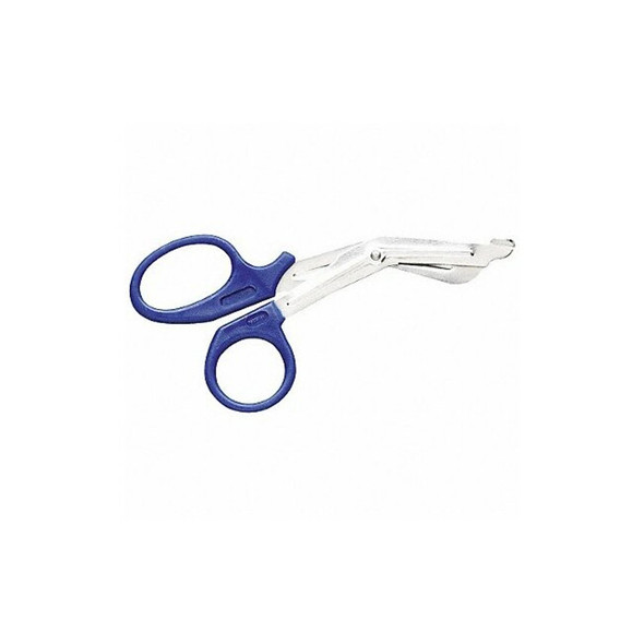 Mabis Medical Shears, Stainless Steel, 7-1/2" L, Blue 27-755-010