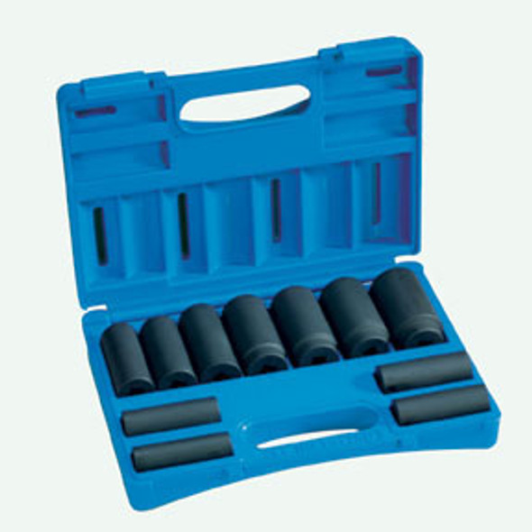 11-Piece 1/2 in. Drive 8-Point SAE Deep Impact Socket Set 1311SD